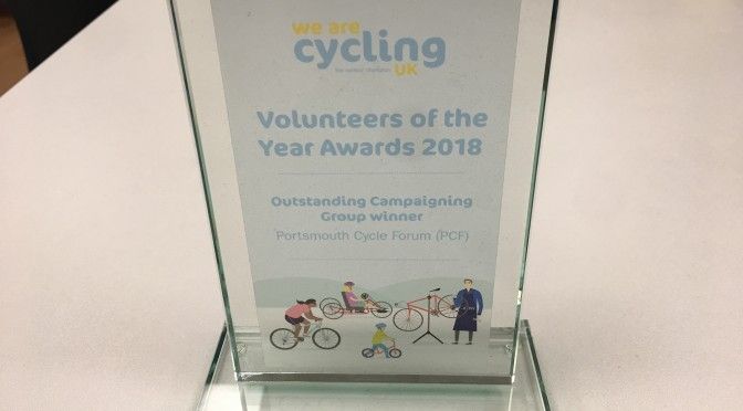 PCF awarded ‘Outstanding Campaigning Group’