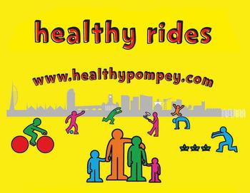 Healthy Pompey Healthy Rides logo