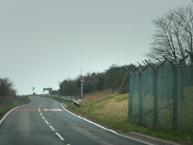 The view west along james callaghan drive