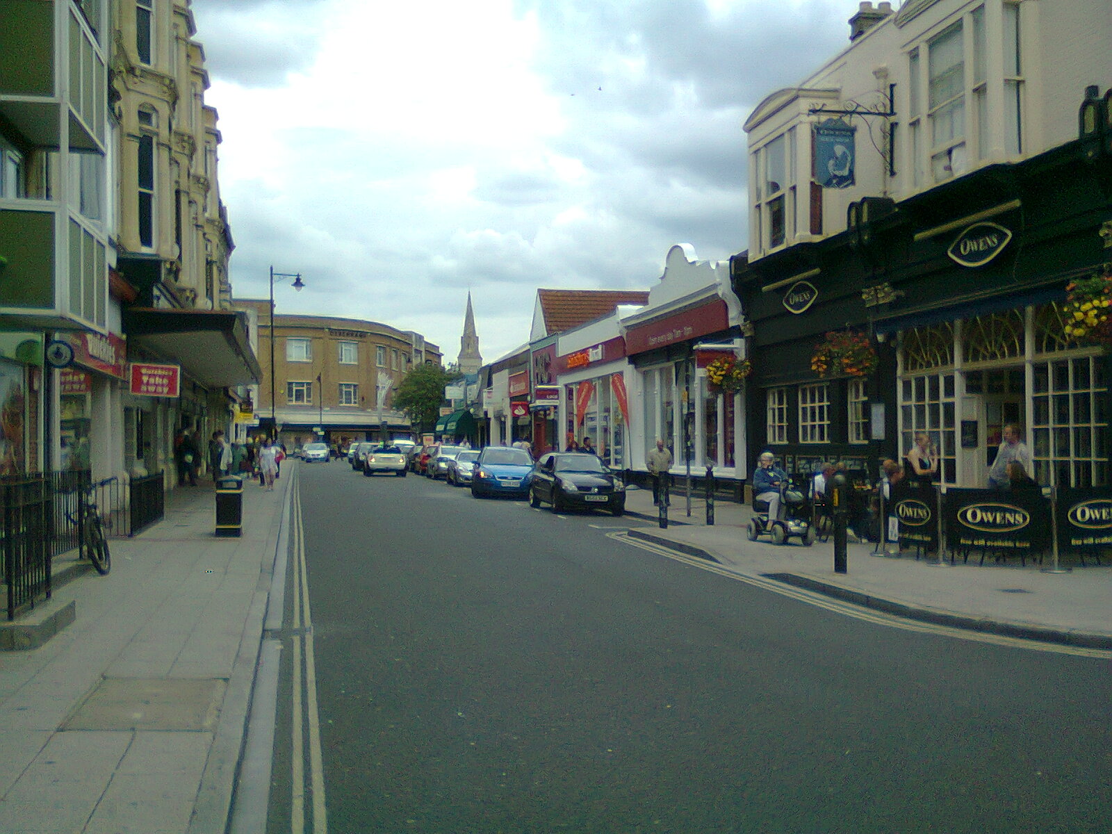 The southern section of Palmerston Road, Southsea